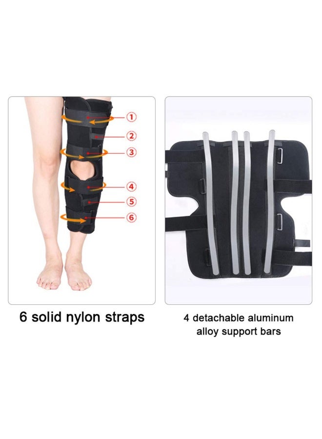 Knee Brace Immobilizer – Post-Op Knee Splint for Before & After Surgery – 45 cm (18") - Image 4