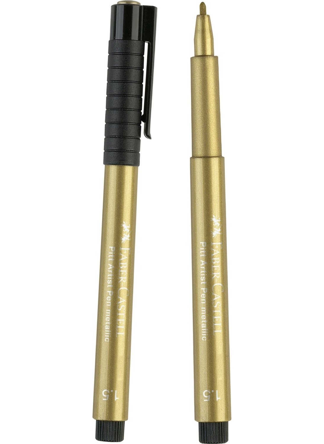 FABER-CASTELL - Faber Castell Pitt Artist Pen Drawing Pencil 1.5mm No 250 Gold - Image 1