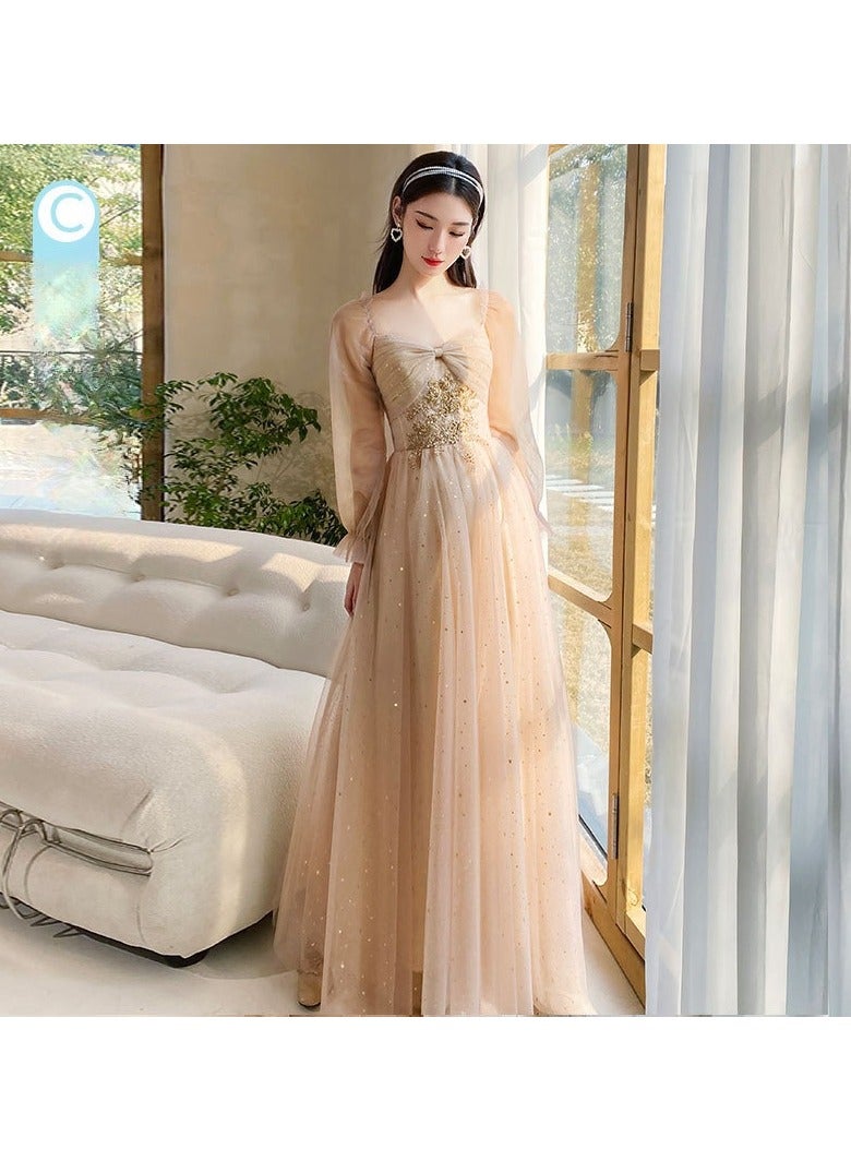 KUYING New Fashionable and Elegant Bridesmaid Dress  - Image 1