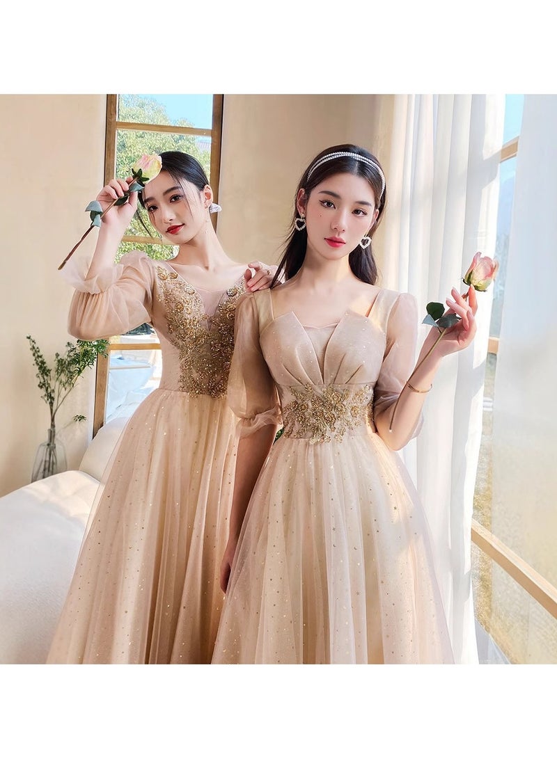 KUYING New Fashionable and Elegant Bridesmaid Dress  - Image 2