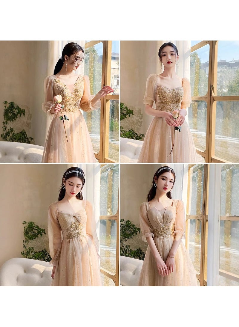 KUYING New Fashionable and Elegant Bridesmaid Dress  - Image 3