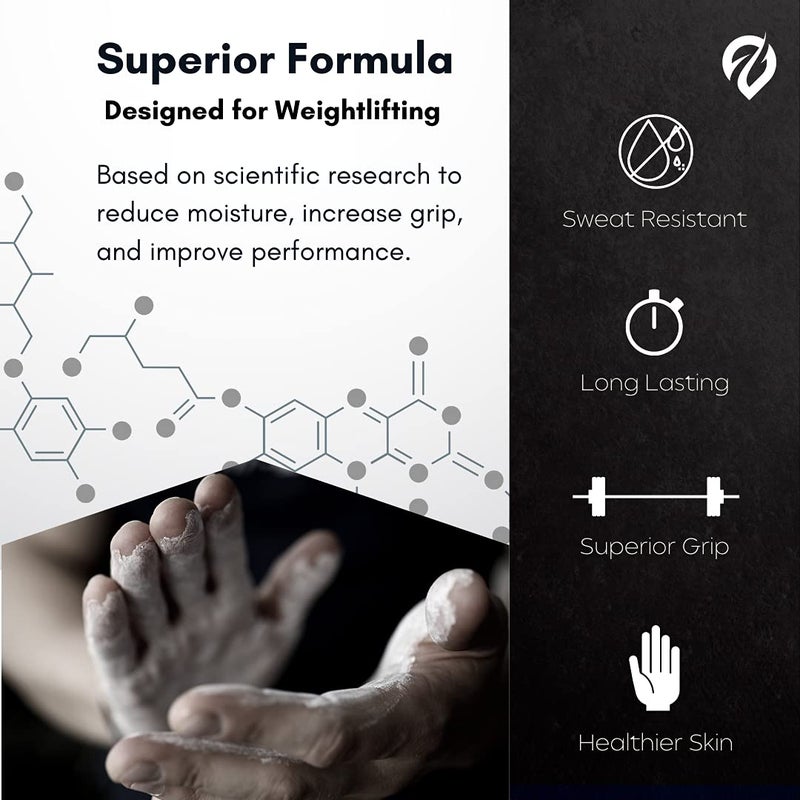 Evmt Brands Liquid Chalk  Mess Free Gym Chalk For Weightlifting  Gymnastics  Rock Climbing  Dancing. Sweat Resistant And Long Lasting For Stronger Grip. Package May Vary. - Image 2