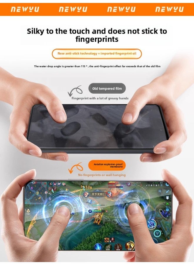 Applicable To Iqooneo10 Tempered Film Neo10Pro Hydrated Film Neo9 Mobile Phone Film 9pro Dustless Love-Colour:[ultra-clear Two-piece Pack] Full Screen 60 Times Explosion-proof + Silky Smooth And No Fingerprints★Aviation Explosion-proof Upgrade-Size:iQOO Neo8 Pro