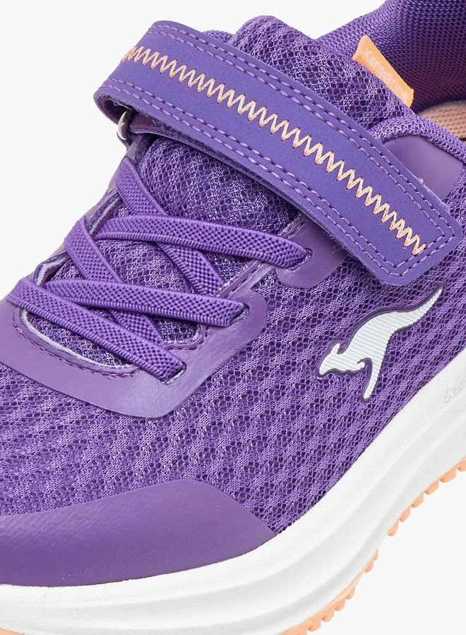 Kangaroos Purple Girls Hook & Loop School Sports Shoes for Women | Best Price UAE