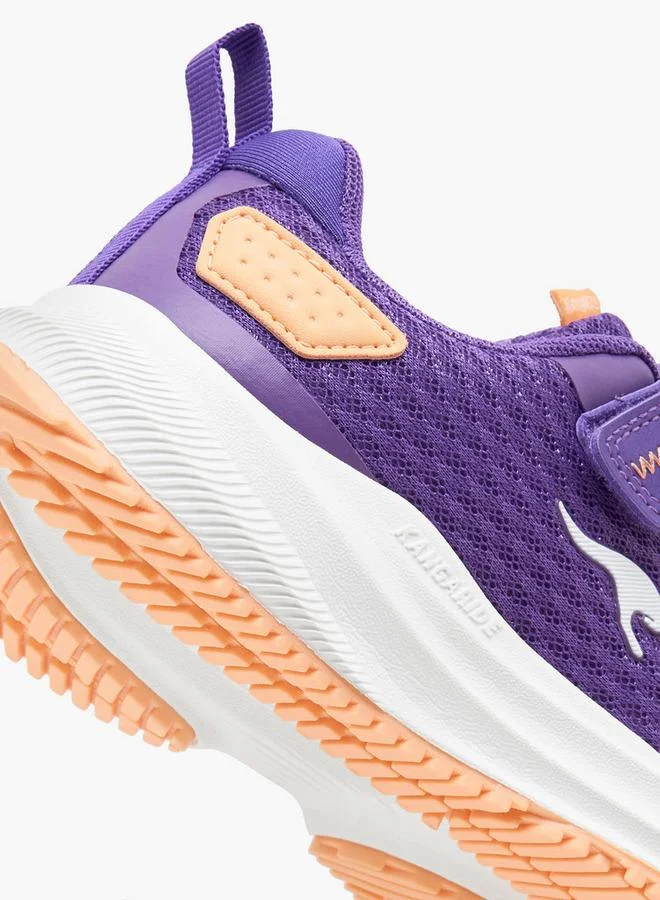 Kangaroos Purple Girls Hook & Loop School Sports Shoes for Women | Best Price UAE
