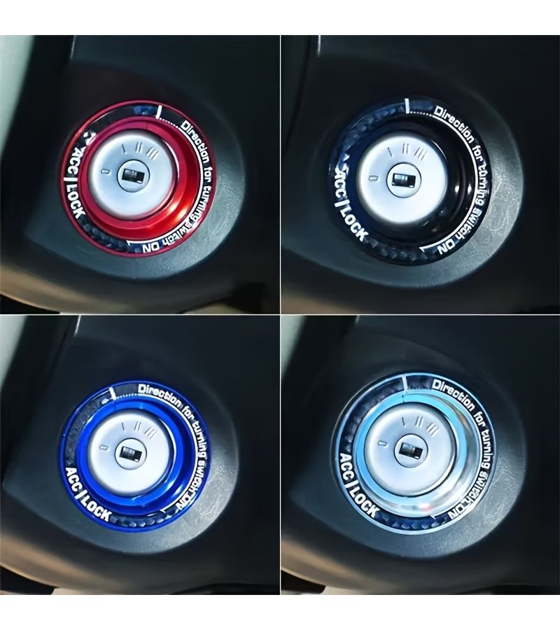 Suitable For Ford Focus 2005 2017 Kuga Escape Fusion Mondeo Black Ignition Key Cylinder Trim Ring Keyhole Accessory Ring For Switch - Image 3