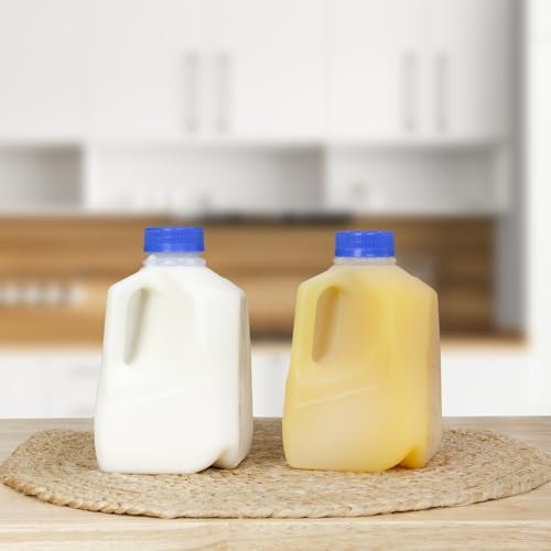 Cornucopia Brands 32oz Plastic Jugs 6Pack 1Quart 32Ounce Bottles wCaps for Juice Water Sports and Protein Drinks and Milk BPAFree - Image 3