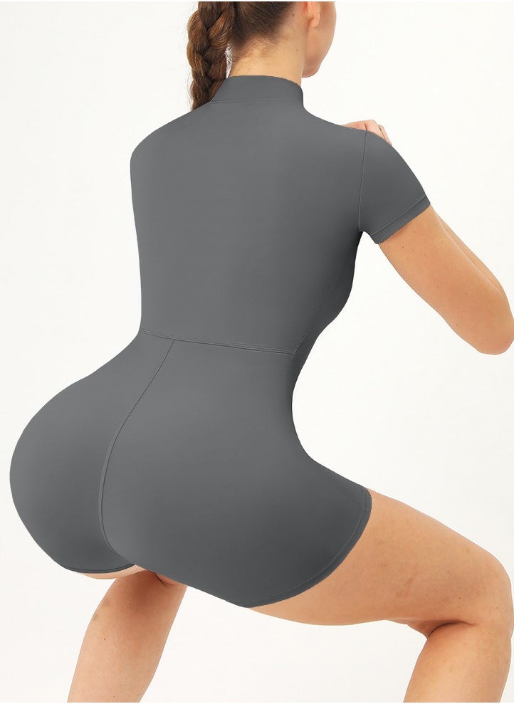 General - Short Sleeve Jumpsuits Sport Short Romper Women - Image 1