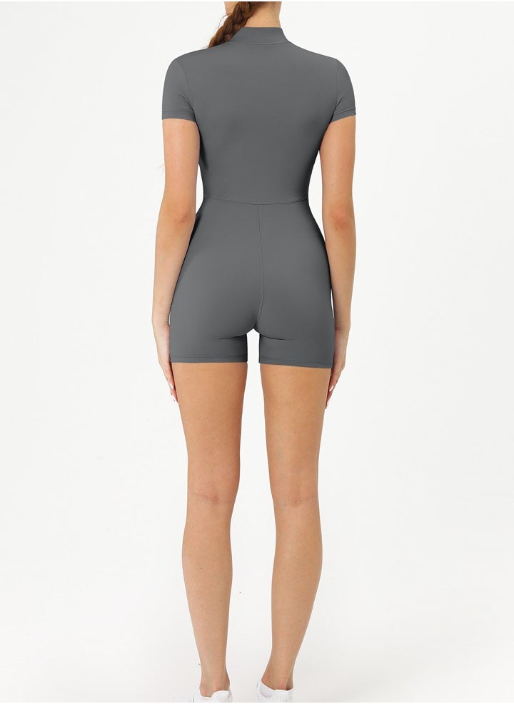 General - Short Sleeve Jumpsuits Sport Short Romper Women - Image 1
