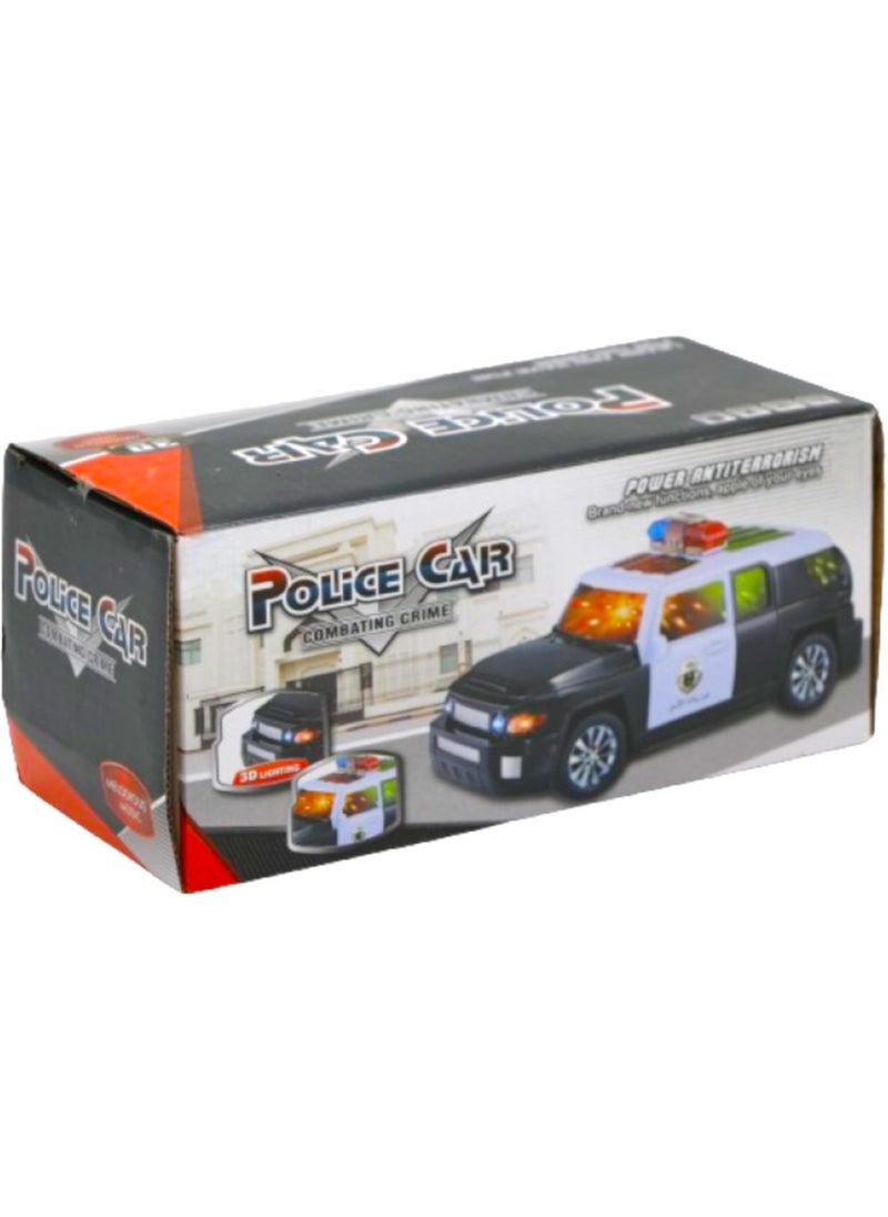 Rally 3D Lighting Combating Crime Police Car Toy  - Image 1