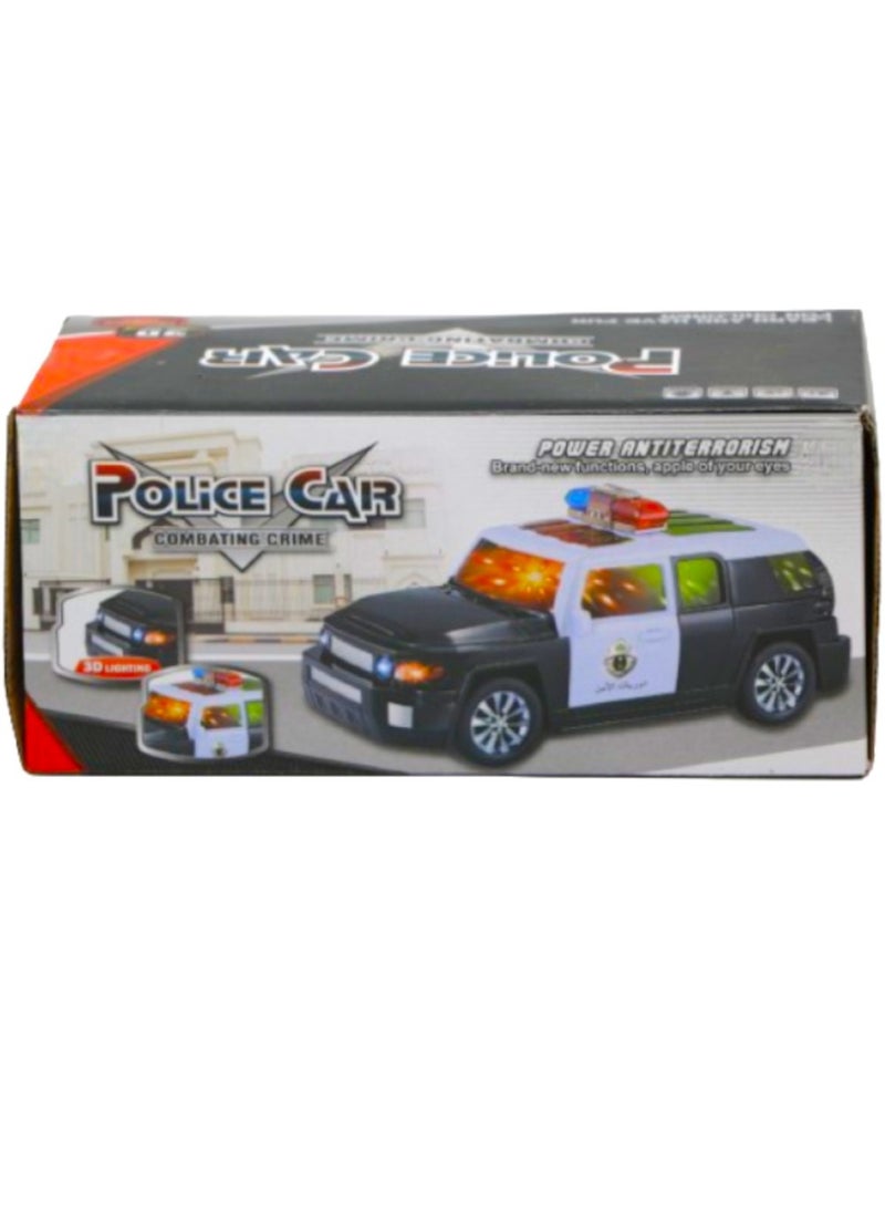 Rally 3D Lighting Combating Crime Police Car Toy  - Image 2