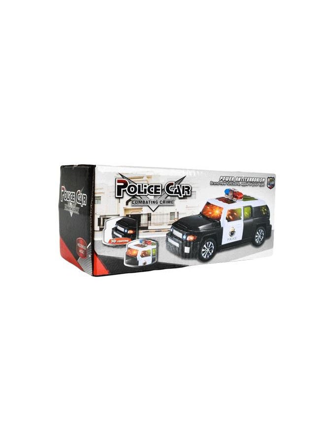 Rally 3D Lighting Combating Crime Police Car Toy  - Image 3