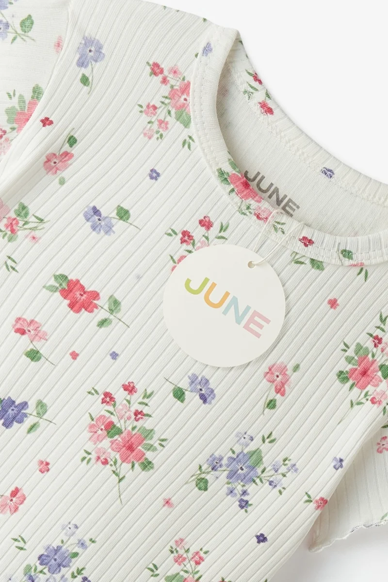 JUNE Baby Ruffle Shorts Set