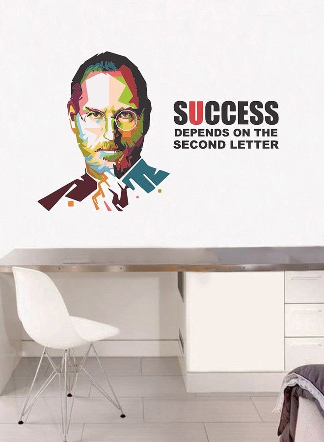 Asmi Collections Steve Jobs Motivational Quotes Wall Stickers - Image 2