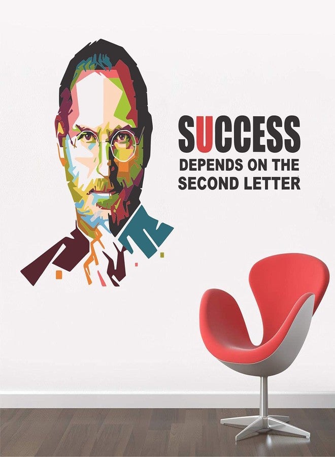 Asmi Collections Steve Jobs Motivational Quotes Wall Stickers - Image 1
