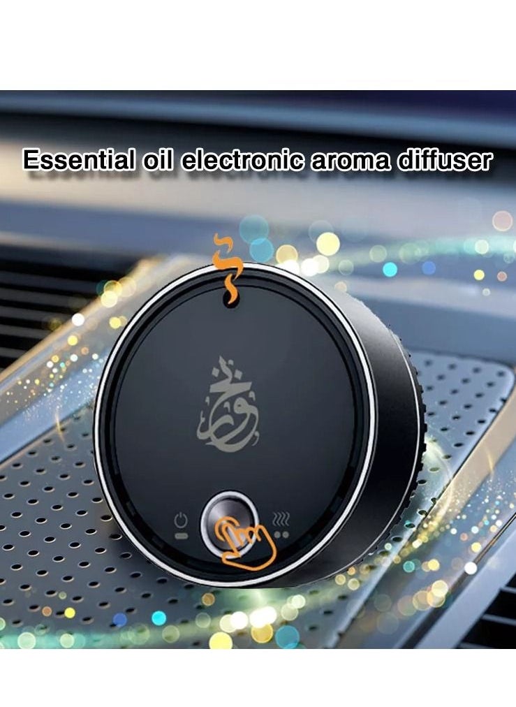 Bakhoor Car Aroma Diffuser USB Rechargeable Battery Oil Aromatherapy Machine Fragrance Diffuser Air Freshener for Home Car  - Image 1