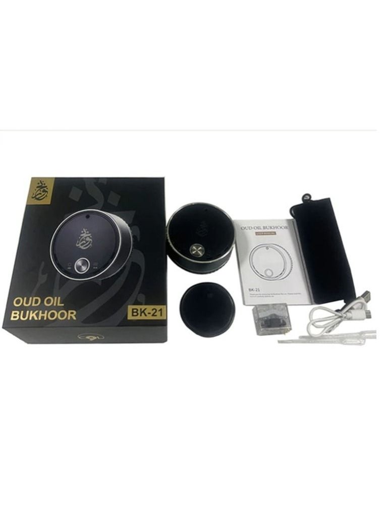 Bakhoor Car Aroma Diffuser USB Rechargeable Battery Oil Aromatherapy Machine Fragrance Diffuser Air Freshener for Home Car  - Image 5