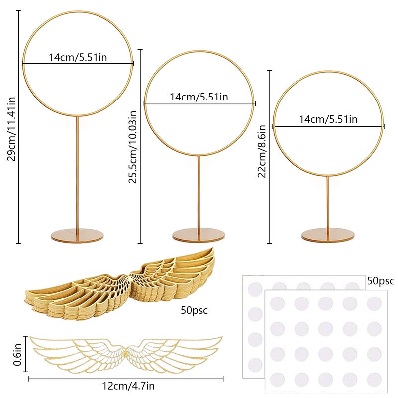 Magician Party Chocolate Decor Kit with Golden Pillars  Wings Gold