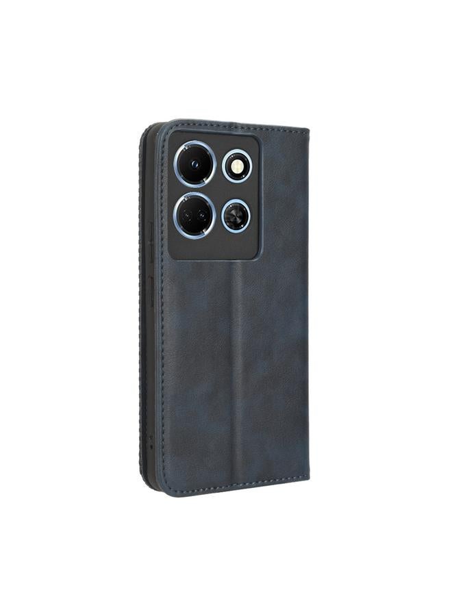 Zaboon Case For Infinix Note 30 4G Magnetic Buckle Retro Texture Leather Phone Case - Image 3