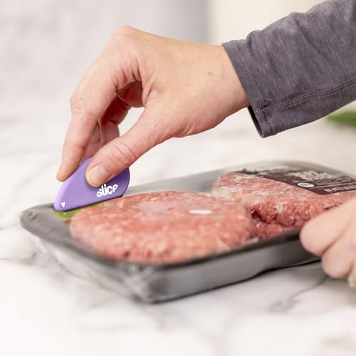 Slice Micro Safety Cutter | Safe Ceramic Box Cutter Lasting 11x Longer than Metal | Keychain Box Opener | 2 Pack | Lavender - Image 5