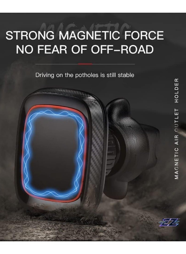 ELTRAZONE Car Air Vent Magnetic Phone Holder – 360° Rotation Mobile Car Mount - Image 4