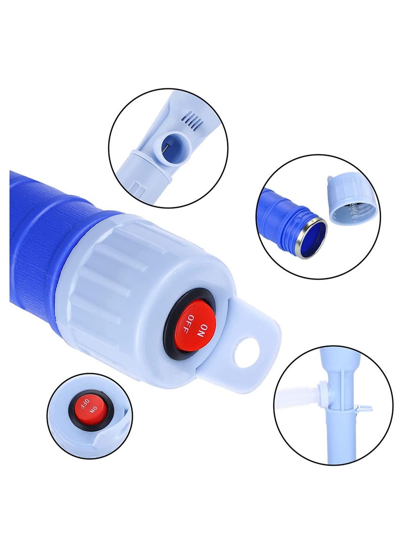 SYOSI 2 PCS Portable Electric Pump Battery Powered Electric Oil Pump Siphon Liquid Transfer Pump Portable HandHeld Pump Power Water Transfer Pumps for Fuel Gas Liquid Diesel Fish Tank  - Image 4