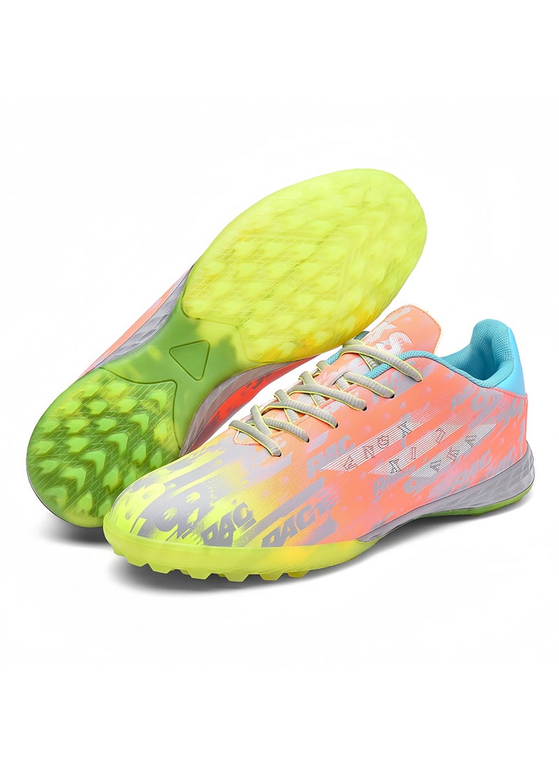 SKT Shiketro Football Shoes Men's And Women's Short Spikes Competition Artificial Grass Training Shoes - Image 1