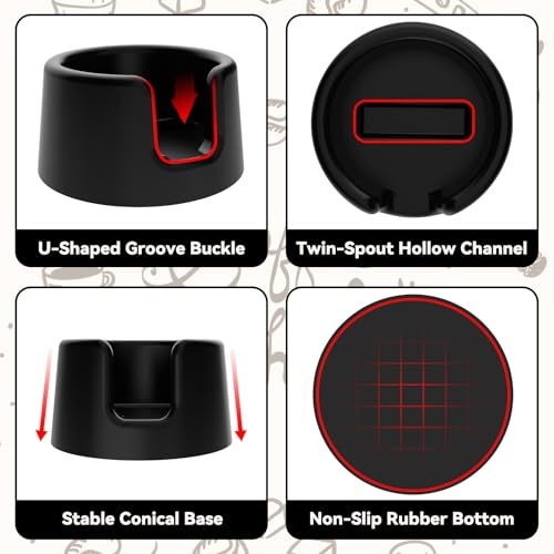 brikinte Tamper Base Compatible With Ninja Luxe Cafe, Espresso Tamping Station for Ninja ES601 & ES701 Espresso Machine - Image 3