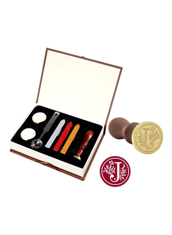 NIBEMINENT Classic Wax Stamp with Sealing Stick Kit for Cards Envelopes Invitations Wedding Letters Multicolour - Image 1