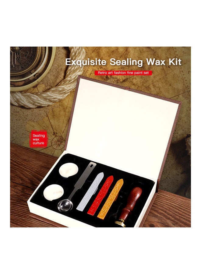 NIBEMINENT Classic Wax Stamp with Sealing Stick Kit for Cards Envelopes Invitations Wedding Letters Multicolour - Image 2