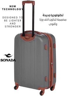SONADA Luggage Set of 3 Hardside With 4 Wheels And Anti Theft Lock  - Image 2