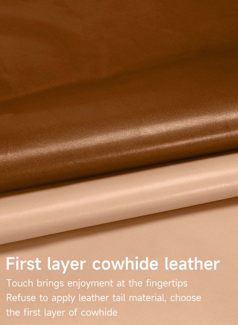 دبليو تيك ابل ايفون 16 برو ماكس 2024 حقيبة شحن لاسلكية مغناطيسية جلدية فاخرة غطاء ماج سيف الأصلي المقاوم للصدمات - الفول السوداني - Image 5