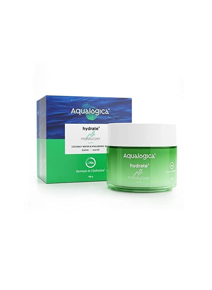 Aqualogica - Aqualogica Hydrate+ Gel Moisturizer with Coconut Water & Hyaluronic Acid for Deep Hydration, Oil-Free Formula, 100G - Image 1