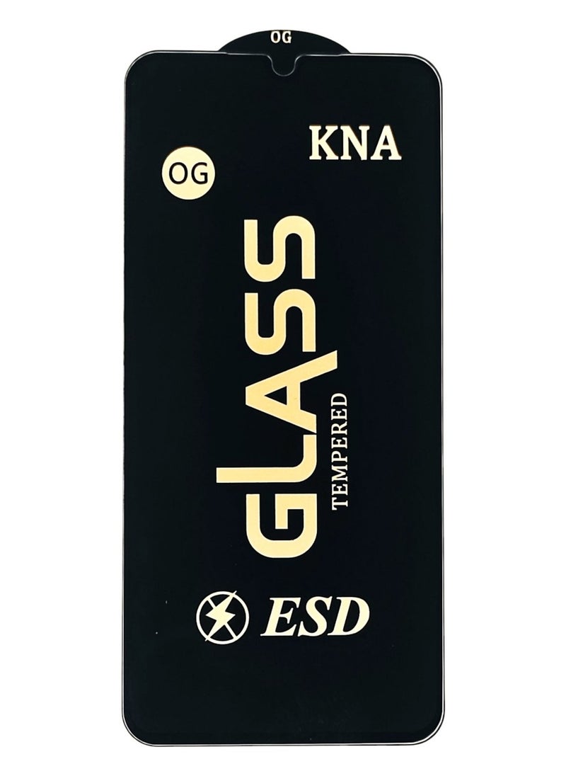 OG Samsung Galaxy A15 OG ESD Premium Tempered Glass Screen Protector With Black Frame  - Image 1