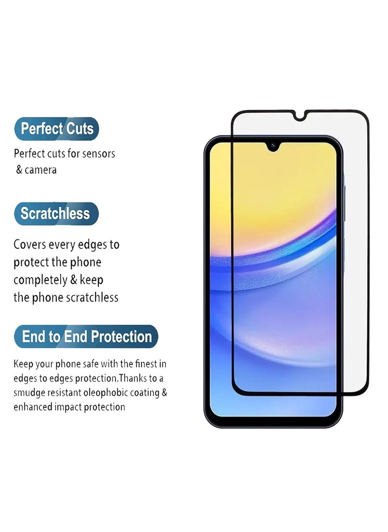 OG Samsung Galaxy A15 OG ESD Premium Tempered Glass Screen Protector With Black Frame  - Image 3
