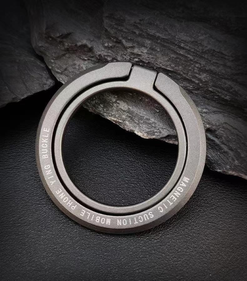 أل أل حامل هاتف مغناطيسي MagSafe، حامل مكتبي معدني، تصميم فائق النحافة من سبيكة الزنك - Image 1