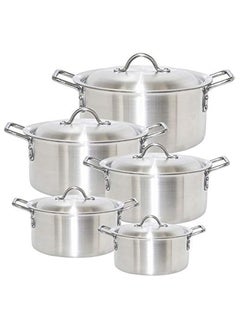 ARTC 5 Pieces Aluminium CookWare cooking pot Set With Lid  - Image 1