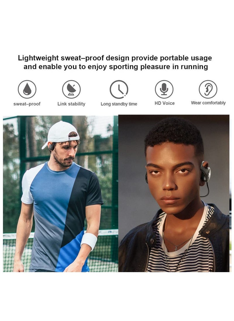 Generic - Bluetooth 5.0 Wireless Earbuds with CVC8.0 Noise Cancellation, TF Card and FM Radio Support, 12H Playtime for Sports and Gym - Image 1