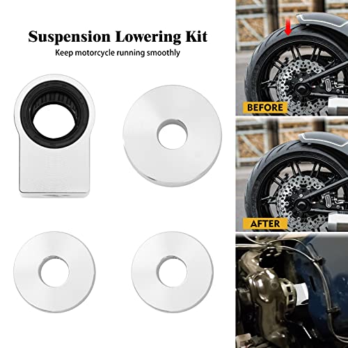 HDBUBALUS Motorcycle Rear Lowering Kit Fit For Harley Softail M8 Breakout Fat Bob Heritage Classic Low Rider Sport Glide 2018-2022 - Image 2