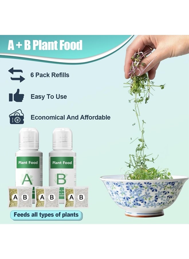 Haligo Hydroponics Nutrients (800ml in Total), Plant Food A & B Hydroponics Supplies, Indoor Plant Fertilizer for Hydroponics Growing System, Growing System Accessories for Vegetables Fruits Flowers Thrive  - Image 4