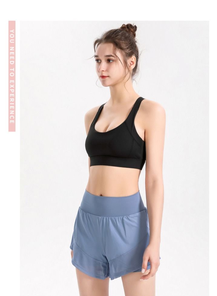 Gym running pants  Blue - Image 1