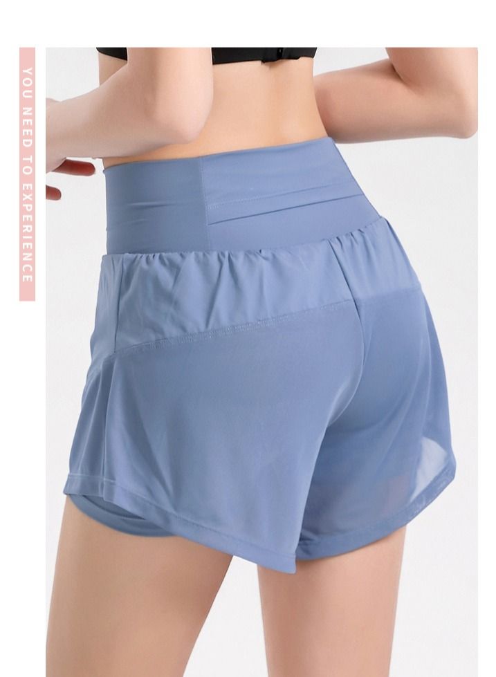 Gym running pants  Blue - Image 2