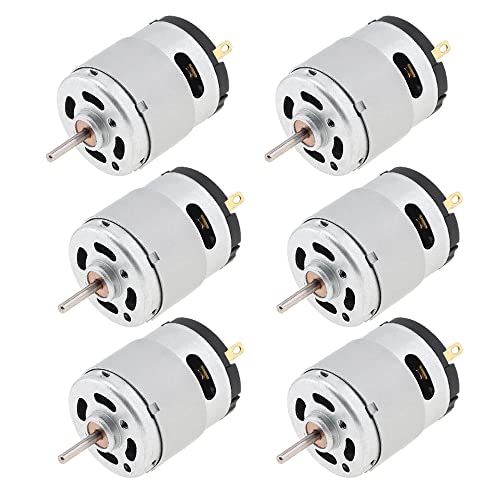 ChgImposs RS360 DC Motor 6-12V 12000-24000RPM High Speed Carbon Brush Micro Motor with Shield Ring for DIY Toys Hair Dryer Electric Fans Appliances - Image 1
