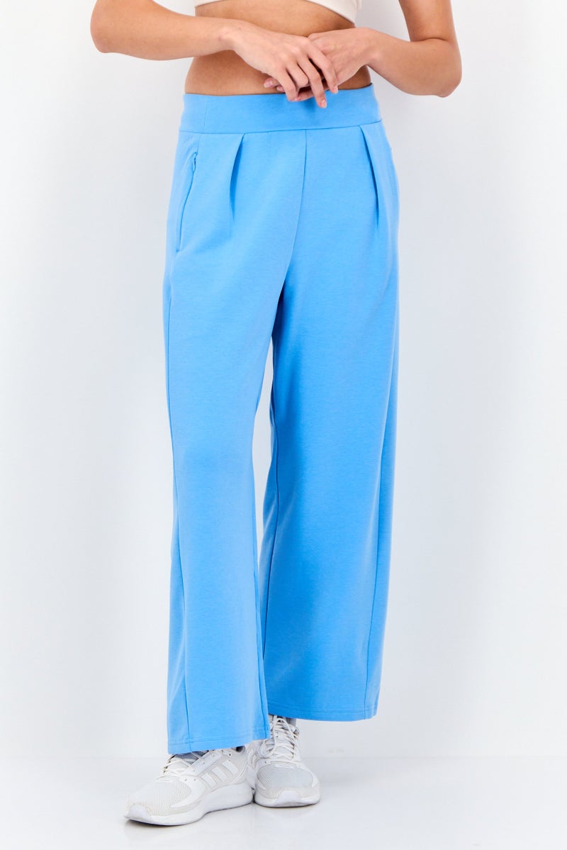 Adidas Women Sportswear Fit Yoga Sweatpants, Blue  - Image 1