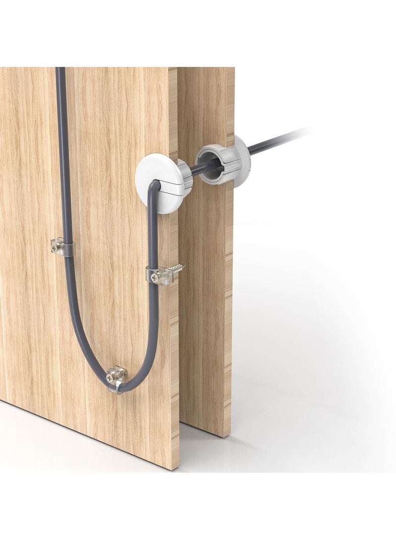 حشوة جدارية لكابل إيثيرنت ستارلينك، مجموعة توجيه كابل ستارلينك بقطر 1 إنش، حشوة جدارية عالية الجودة لتغذية الكابل لفتحات كابل ستارلينك وثقوب الأثاث - Image 5