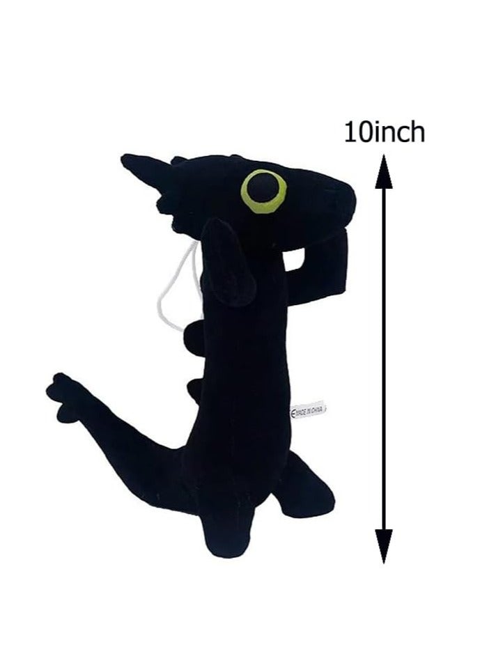 Cute Dancing Dragon Stuffed Animals, 12 Soft Dancing Dragon Plush Toy Dance Dragon Plushies Pillow Gifts for Kids Girlfriend Birthday   Mother's Day (Black) - Image 2