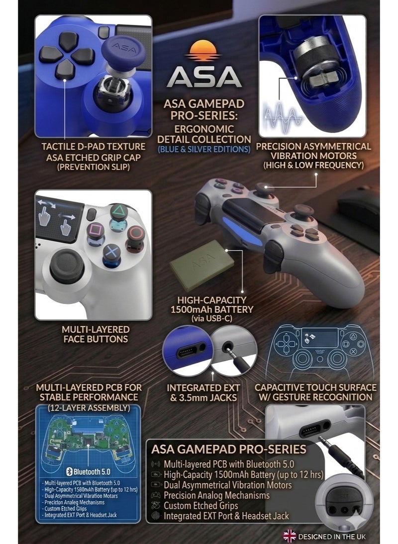 ASA Wireless Gaming Controller for PS4 - Image 2