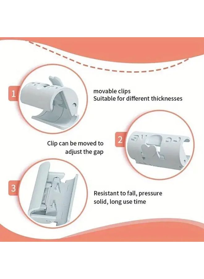Blue 24Pcs Reusable Bed Sheet Grippers Non Slip Fasteners For Duvet Cover And Mattress - Image 4