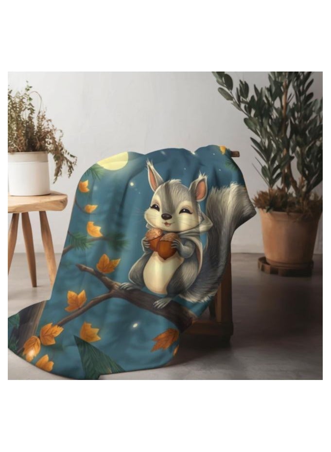 عام بطانية رقيقة من الفانيلا الكرتونية للأطفال أو الطلاب (دافئة ومريحة ومناسبة للنوم والألعاب) 100 سم * 150 سم - 761 - Image 1