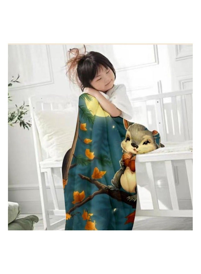 عام بطانية رقيقة من الفانيلا الكرتونية للأطفال أو الطلاب (دافئة ومريحة ومناسبة للنوم والألعاب) 100 سم * 150 سم - 761 - Image 3